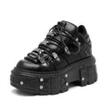 Embrace Your Rebellious Side Gothic Lace-Up Boots